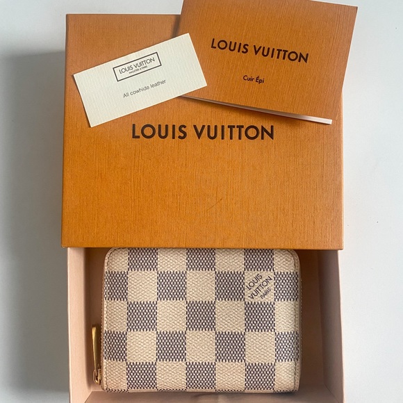 Louis Vuitton Damier Azur Zip Coin Purse - Picture 4 of 6